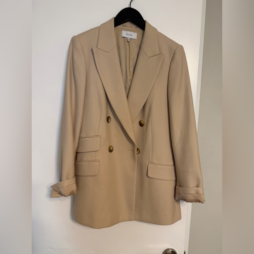 Reiss Women's Logan double-breasted blazer